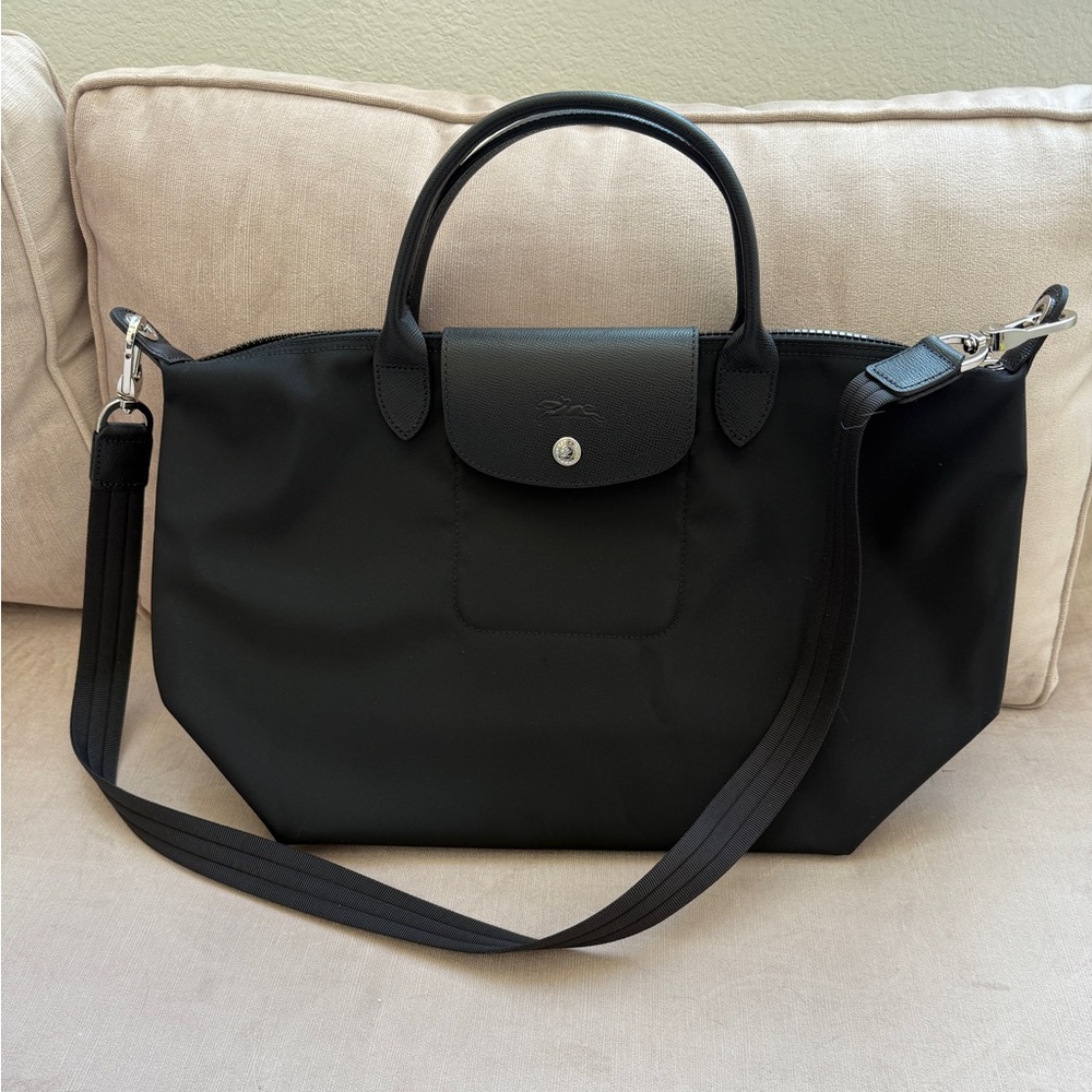 Longchamp Le Pliage Neo Medium Handbag with Strap (Not Adjustable Strap)